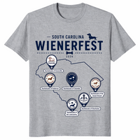 Dachshund festival shirt in sport grey