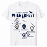 Dachshund festival shirt in white