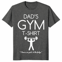 Dad's Gym shirt dark heather