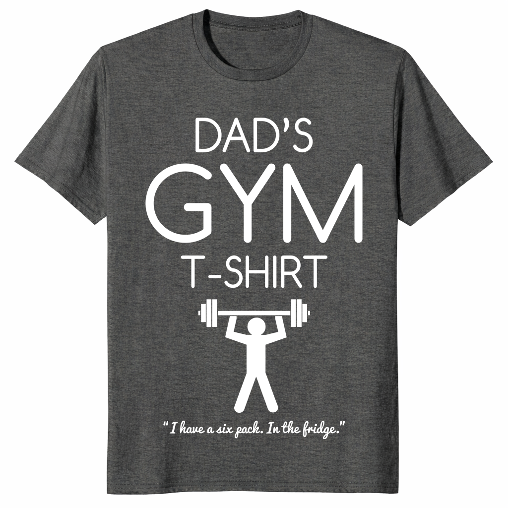 Dad's Gym shirt dark heather