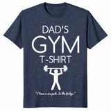 Dad's Gym shirt heather navy