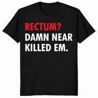 Damn Near Killed Em shirt in black