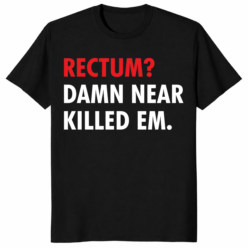 Damn Near Killed Em shirt in black