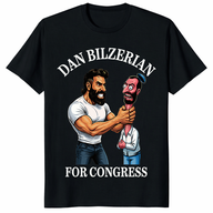 Dan Bilzerian For Congress T Shirt black funny 2026 meme graphic
