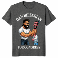 Dan Bilzerian For Congress T Shirt dark heather parody graphic tee