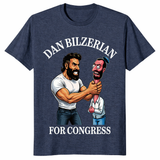 Dan Bilzerian For Congress T Shirt heather navy 2026 meme graphic