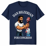 Dan Bilzerian For Congress T Shirt navy funny political shirt