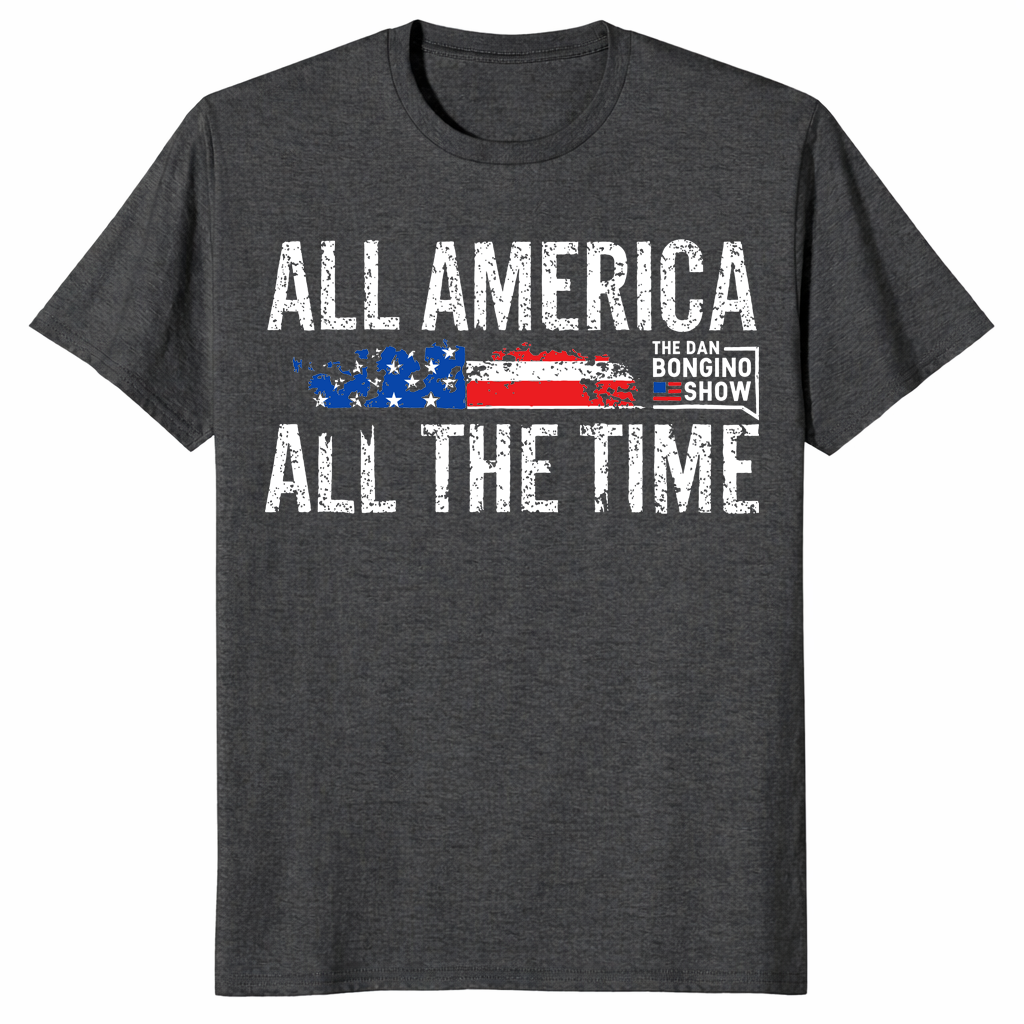Dan Bongino shirt dark heather grey