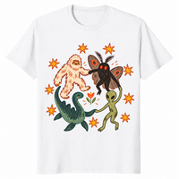 Dancing Cryptids Shirt in white