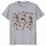 Dancing Skeleton Shirt in sport grey