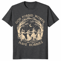 Dancing witches shirt dark heather grey