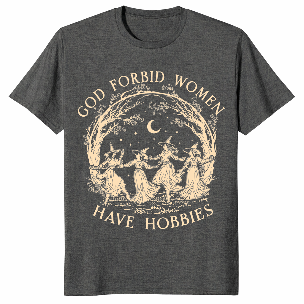 Dancing witches shirt dark heather