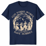 Dancing witches shirt in navy