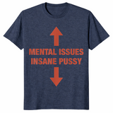 Dark humor shirt heather navy