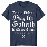 David and Goliath shirt in heather navy