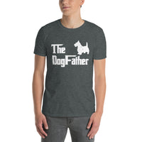 Scottish Terrier Dog Father T-Shirt | Scottie Dad Gift - Cuccico Design