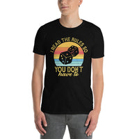 Funny Board Game T-Shirt I Read Rules So You Don't Have To - Cuccico Design