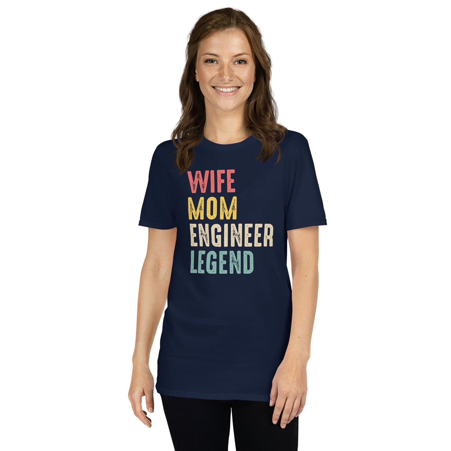 Wife Mom Engineer T-Shirt - Legend Gift for Her - Cuccico Design