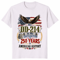 My DD-214 Is My Contribution | US Veteran 250th Anniversary Shirt | Cuccico