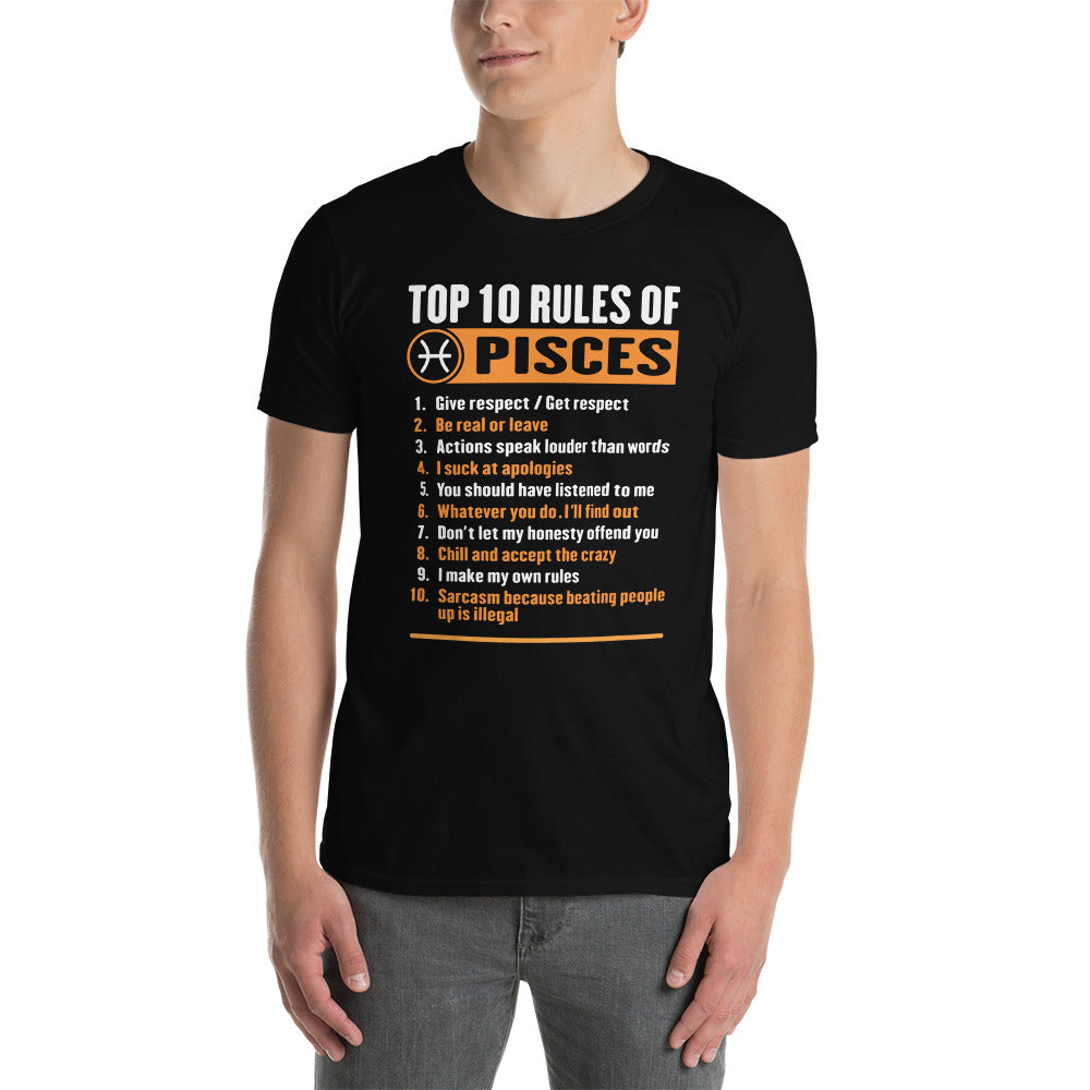 Funny Pisces T-Shirt | Horoscope Zodiac Gift Tee - Cuccico Design
