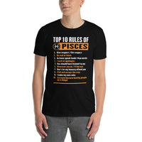 Funny Pisces T-Shirt | Horoscope Zodiac Gift Tee - Cuccico Design