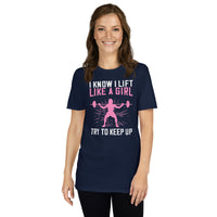 Weightlifting Shirt | Funny 'Lift Like a Girl' Tee - Cuccico Design