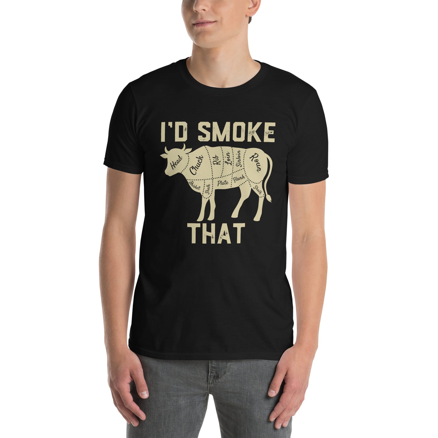 I'd Smoke That Shirt | Funny BBQ T-Shirt Gift for Men - Cuccico Design
