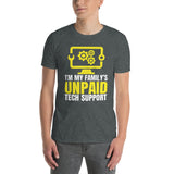 Family Unpaid Tech Support T-Shirt - Funny Engineer Gift - Cuccico Design