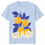 Ciao Italian Lemon Shirt | Amalfi Coast Graphic Tee