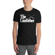 Funny Pool Player Shirt: 'The Cue Father' Billiards Gift - Cuccico Design