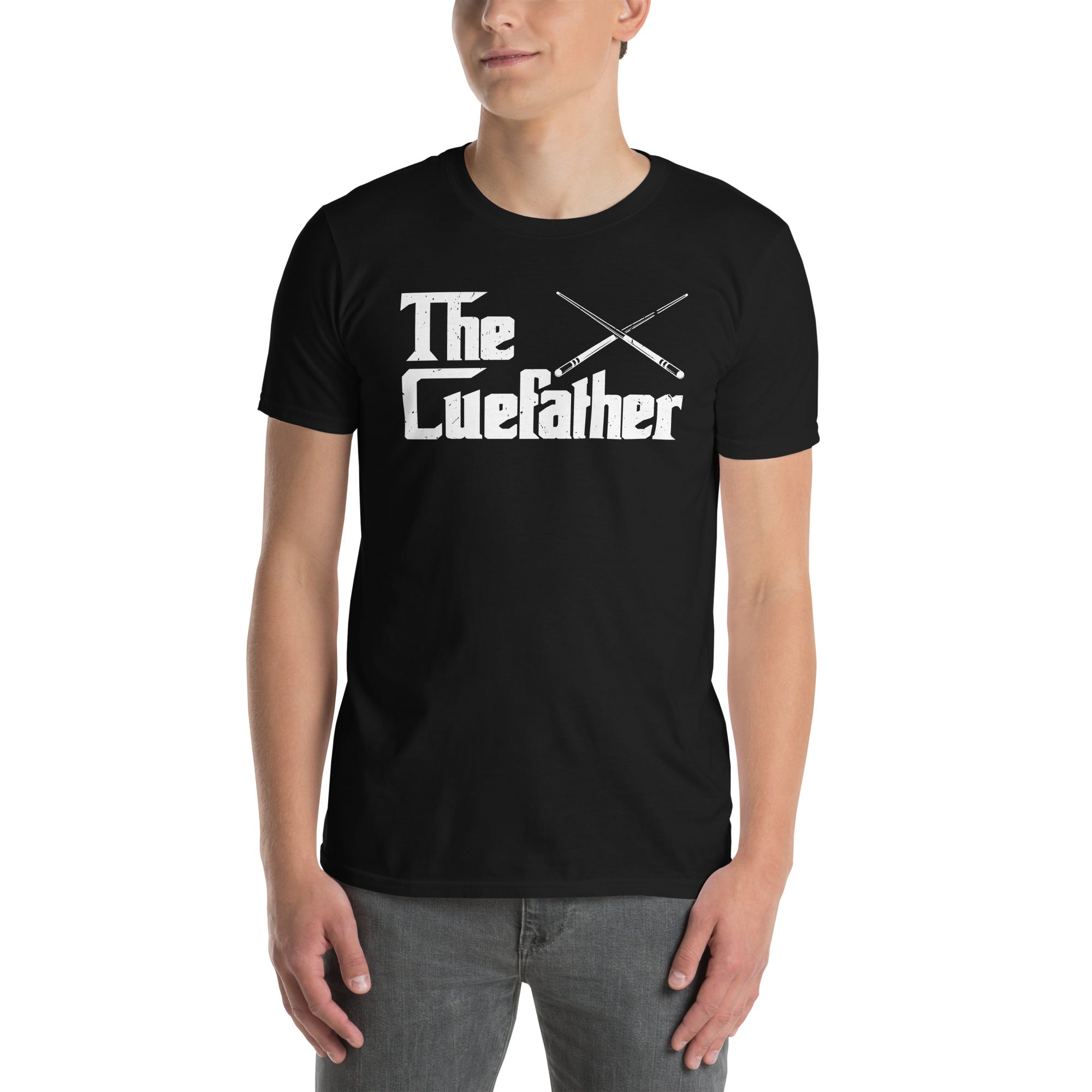 Funny Pool Player Shirt: 'The Cue Father' Billiards Gift - Cuccico Design
