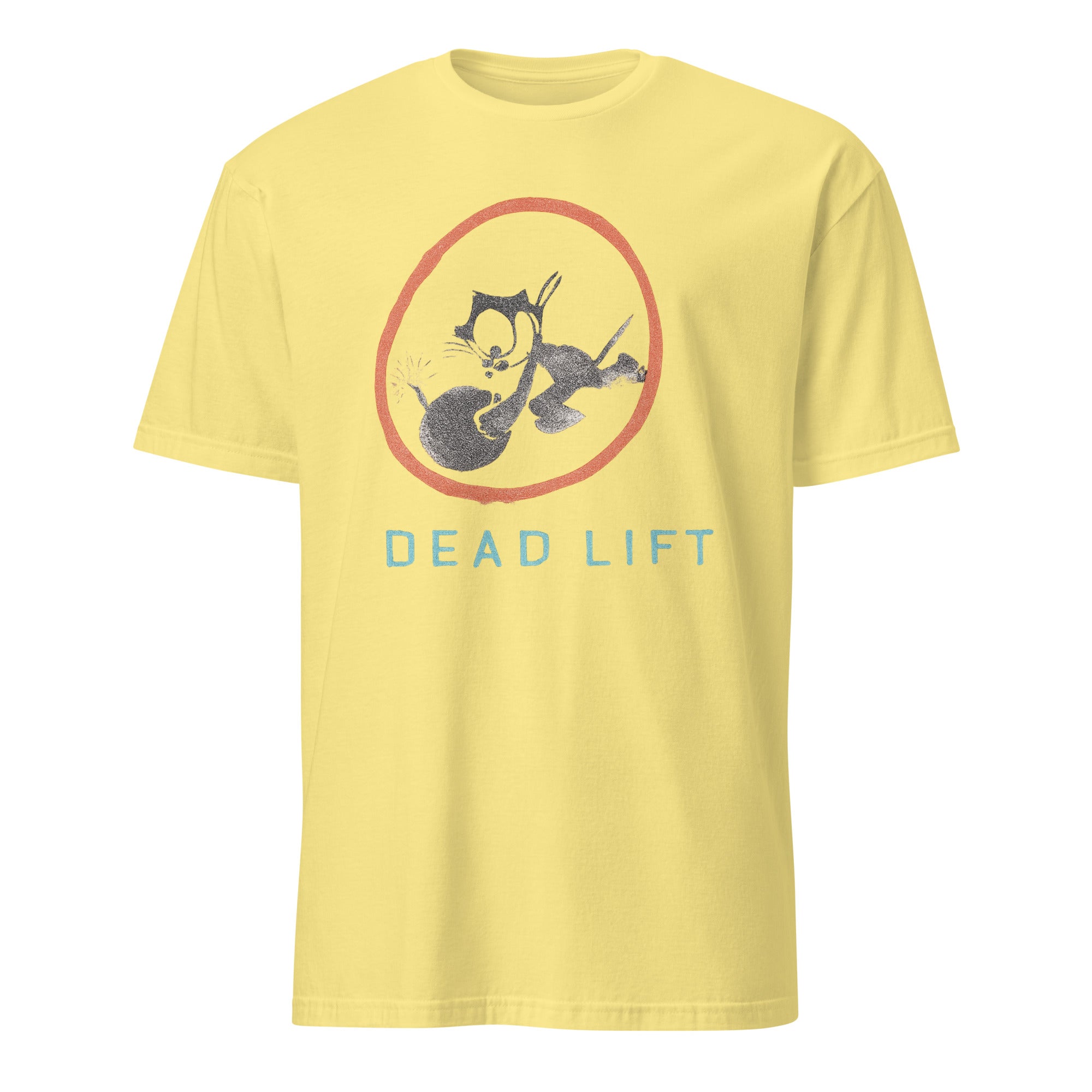 Dead Lift T-Shirt in cornsilk by Cuccico, Graphic Tee inspired by The Runarounds