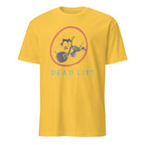 Dead Lift T-Shirt in daisy yellow by Cuccico, Graphic Tee inspired by The Runarounds