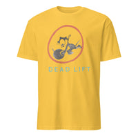 Dead Lift T-Shirt in daisy yellow by Cuccico, Graphic Tee inspired by The Runarounds