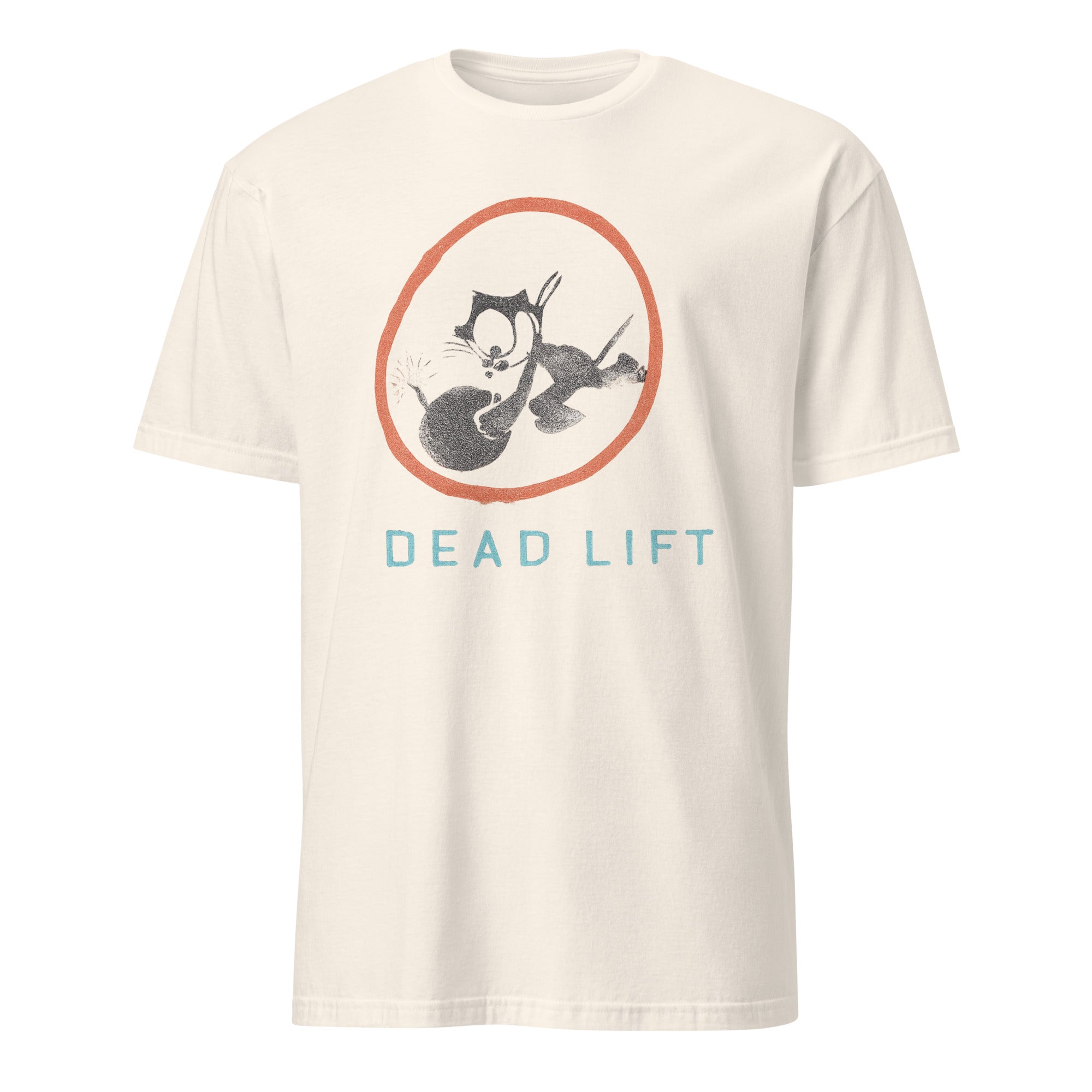 Dead Lift T-Shirt in natural by Cuccico, Graphic Tee inspired by The Runarounds