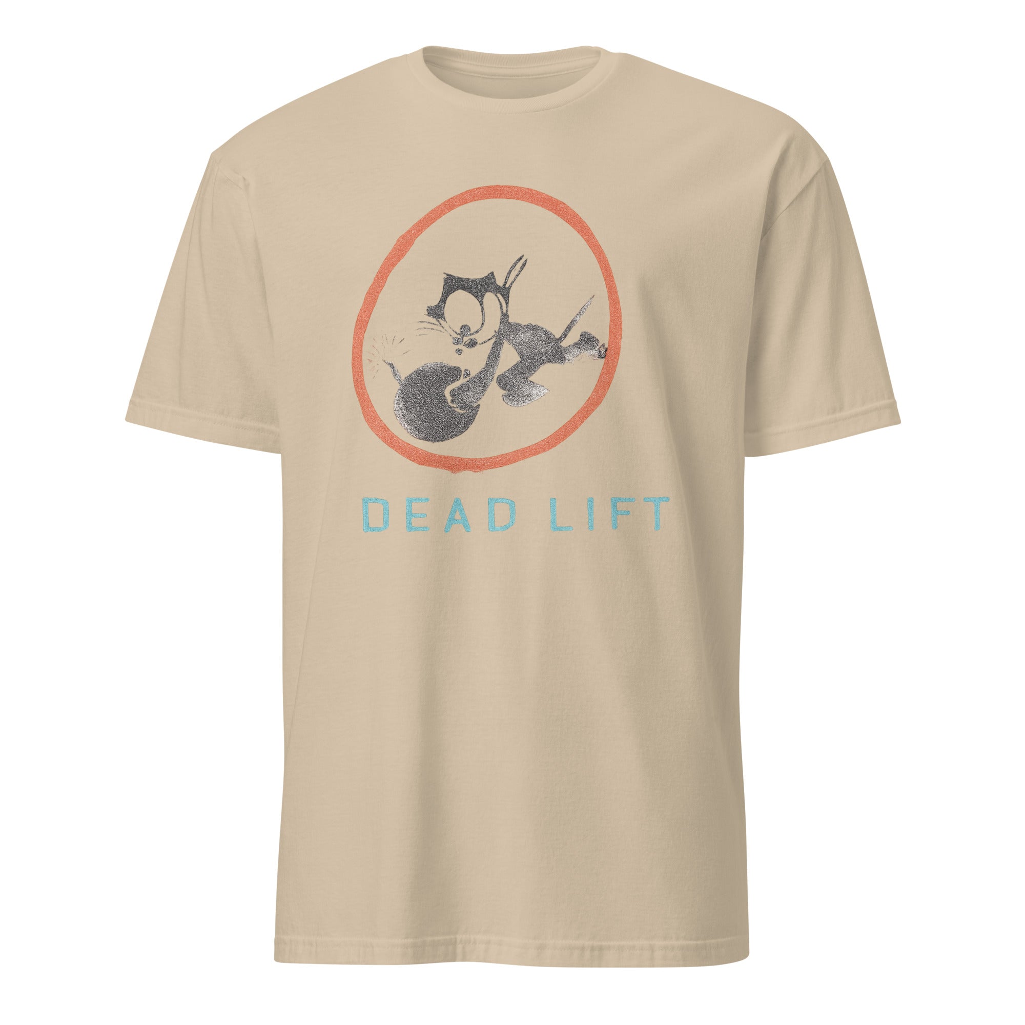 Dead Lift T-Shirt in sand by Cuccico, Graphic Tee inspired by The Runarounds