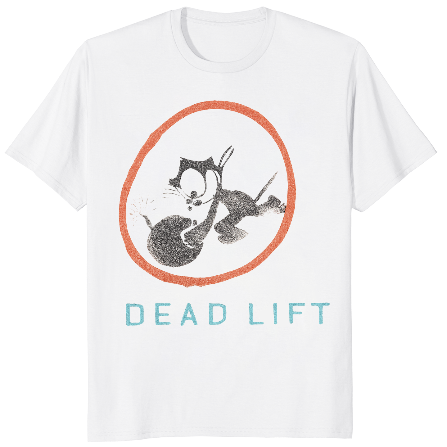 Dead Lift T-Shirt in white by Cuccico, Graphic Tee inspired by The Runarounds