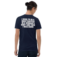 Deadpan joke shirt in Navy