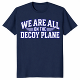 Decoy plane shirt in navy, front view