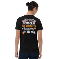 Democrat Halloween shirt in black