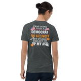 Democrat Halloween shirt in dark heather