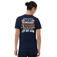 Democrat Halloween shirt in navy