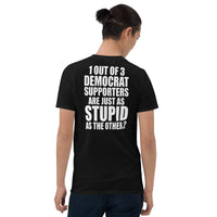Democrat supporters shirt in black