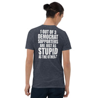 Democrat supporters shirt heather navy