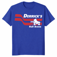 Derrick’s Roll Arena T Shirt – Retro roller skating t shirt front graphic