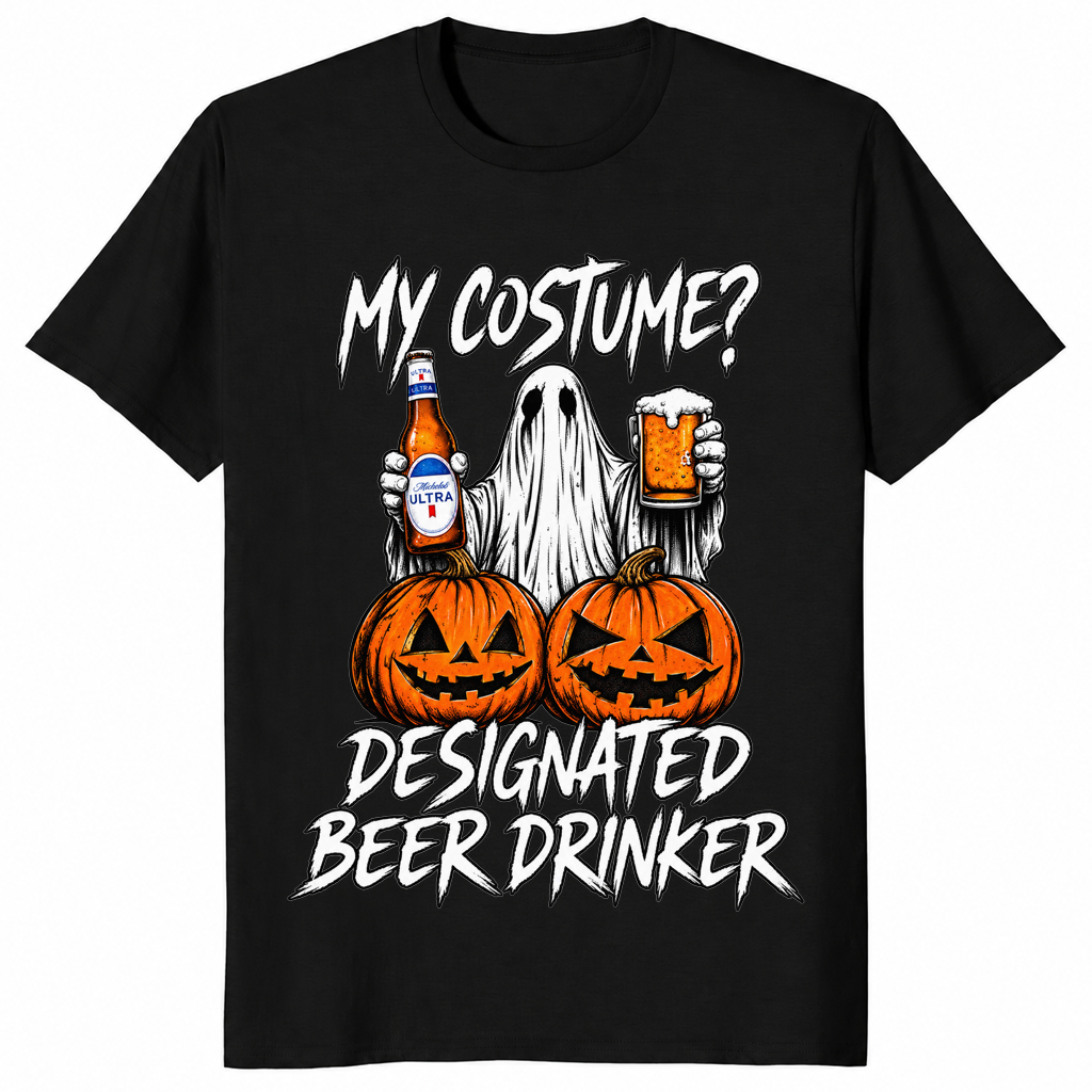 Designated drinker shirt in black