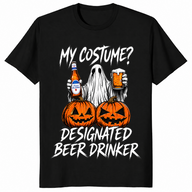 Designated drinker shirt in black