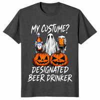 Designated drinker shirt in dark heather grey