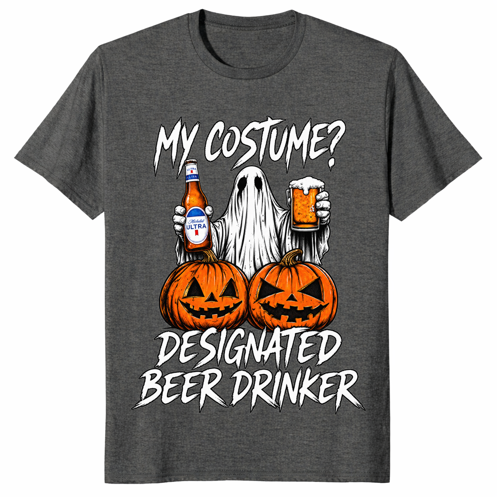 Designated drinker shirt in dark heather