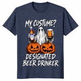 Designated drinker shirt in heather navy